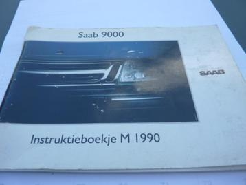 Instructieboekje Saab 9000 M1991, Ophalen of Verzenden
