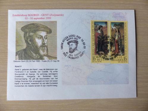 Enveloppe spéciale De Drie Sleutels avec timbres 2658/59, Timbres & Monnaies, Timbres | Europe | Belgique, Autre, Enlèvement ou Envoi