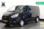 Ford Transit Custom 2.0 TDCI EURO 6 - Airco - Navi - Trekhaa, Auto's, Parkeersensor, Zwart, Bedrijf, 165 g/km
