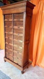 Knutselmeubilair notariskast vintage werkbank, Antiek en Kunst, Curiosa en Brocante, Ophalen of Verzenden