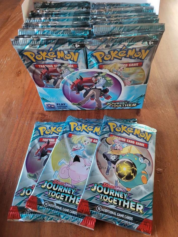 Pokemon Journey Together Booster Packs, Hobby en Vrije tijd, Verzamelkaartspellen | Pokémon, Zo goed als nieuw, Booster, Ophalen of Verzenden