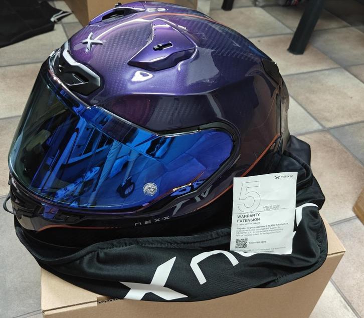 Nexx motorhelm X.R3R Hagibis, Motoren, Kleding | Motorhelmen, Heren, Integraalhelm, XL, Overige merken, Tweedehands, Ophalen