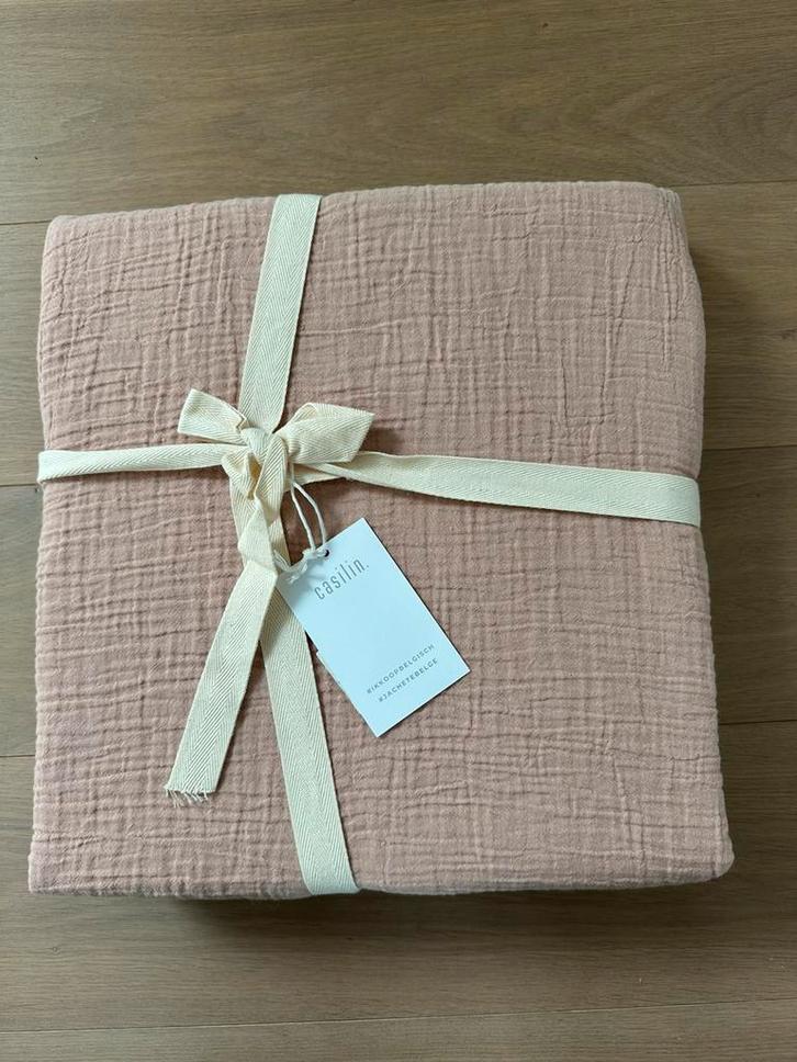 Mousseline hoeslaken topkwaliteit eenpersoonsbed, Handtassen en Accessoires, Toilettassen, Zo goed als nieuw, Ophalen