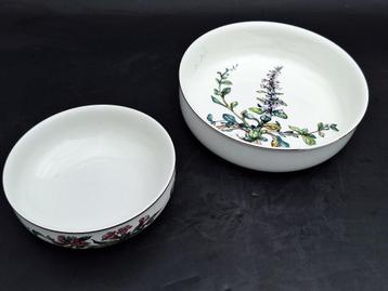 twee ronde kommen Villeroy & Boch Botanica beschikbaar voor biedingen