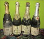 4 vieilles bouteilles de cidre mousseux/vin mousseux, Collections, Enlèvement ou Envoi, Pleine, Comme neuf, Autres types