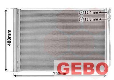 BMW F10/F11 2010 T/M 2017 Condensor met Droger 518d / 520d /, Auto-onderdelen, Motor en Toebehoren, BMW, Nieuw, 6 maanden garantie