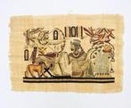 Grote papyrus (65 x 45 cm) ' Farao op jacht ' NIEUW !, Ophalen of Verzenden, Nieuw