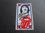Sticker : The Rolling Stones Mick Jagger, Verzamelen, Stickers, Nieuw, Film, Tv of Omroep, Verzenden