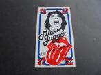 Sticker : The Rolling Stones Mick Jagger, Nieuw, Film, Tv of Omroep, Verzenden