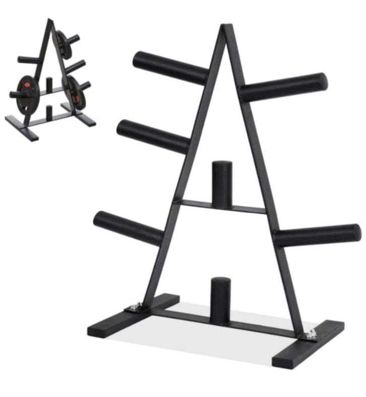 NAIZY Halterschijfstandaard nieuw!, Sport en Fitness, Fitnessapparatuur, Nieuw, Krachtstation, Armen, Benen, Borst, Buik, Ophalen