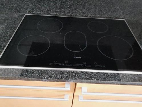 inductie kookplaat Bosch, Huis en Inrichting, Keuken | Keukenelementen, Gebruikt, Minder dan 100 cm, 50 tot 100 cm, Zwart, Ophalen