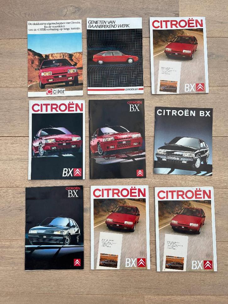 BROCHURES CITROEN BX, Livres, Autos | Brochures & Magazines, Enlèvement ou Envoi