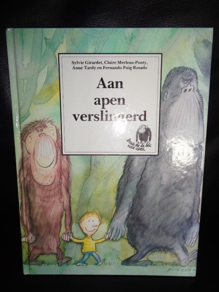 Kinderboek "Aan apen verslingerd" Sylvie Girardet, Boeken, Kinderboeken | Jeugd | onder 10 jaar, Zo goed als nieuw, Fictie algemeen