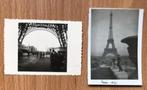 2x FOTO PARIJS 1931 EIFFELTOREN, Verzamelen, Foto, Zo goed als nieuw, Voor 1940, Buitenland