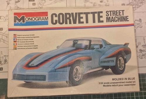 Monogram 2259 Corvette street machine., Hobby en Vrije tijd, Modelbouw | Auto's en Voertuigen, Zo goed als nieuw, Auto, Groter dan 1:32