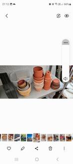 Bloempotten, Ophalen, Gebruikt