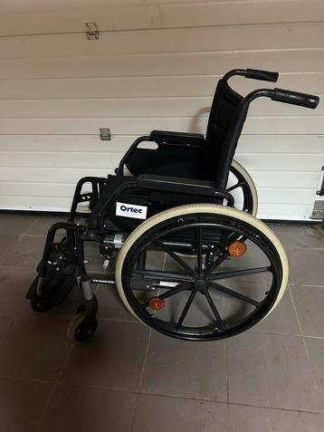 Ortec Rolstoel, plooibaar, Diversen, Rolstoelen, Ophalen, Inklapbaar, Zo goed als nieuw, Duwrolstoel