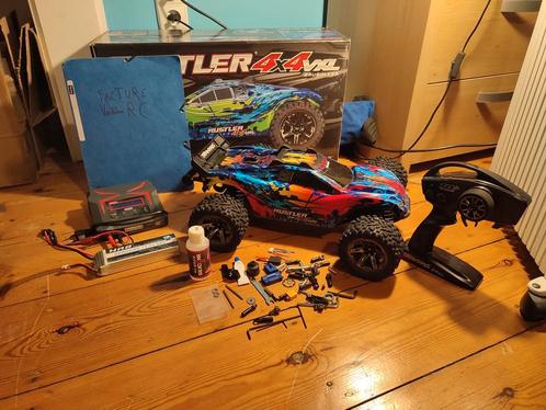 Traxxas rustler 4 4 vxl, Hobby & Loisirs créatifs, Modélisme | Radiocommandé & Téléguidé | Voitures, Comme neuf, Enlèvement ou Envoi