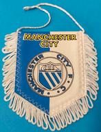 Manchester City 1980 prachtig vintage zeldzaam vaantje, Ophalen of Verzenden, Zo goed als nieuw