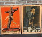 2 christelijke kartonnen platen 1949 communisme, Antiquités & Art, Antiquités | Cartes scolaires, Enlèvement ou Envoi