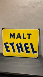 Plaque émaillée Malt Ethel., Enlèvement ou Envoi, Comme neuf, Panneau publicitaire