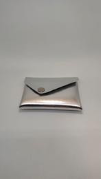 Portefeuille en cuir italien fait main, argent métallisé, Enlèvement ou Envoi, Cuir