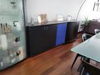 Buffetkast/dressoir zwart en blauw, Huis en Inrichting, Ophalen, Zo goed als nieuw