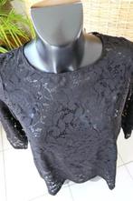 zwart miniem transparant blouse T-shirt, H&M, Zwart, Maat 42/44 (L), Ophalen of Verzenden