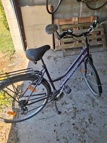 Vélo femme rétro, Enlèvement