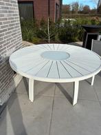 Kwalitatieve Aluminium tafel, merk ‘Jati&Kebon’, Tuin en Terras, Ophalen, Gebruikt, Rond, Aluminium