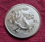 Tube 20 x 1 oz zilver 2025 China Dragon, Ophalen of Verzenden, Centraal-Azië, Setje, Zilver