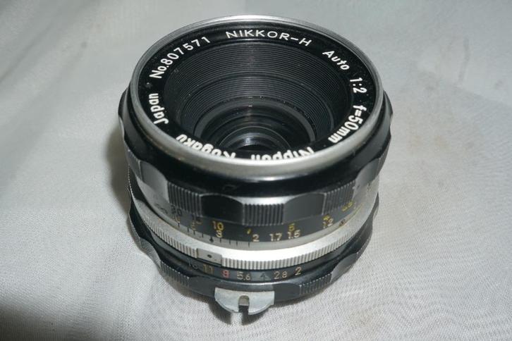 Nikkor-H auto 50 mm f/2 pour tous réflex Nikon, Audio, Tv en Foto, Fotocamera's Analoog, Gebruikt, Spiegelreflex, Nikon, Ophalen of Verzenden