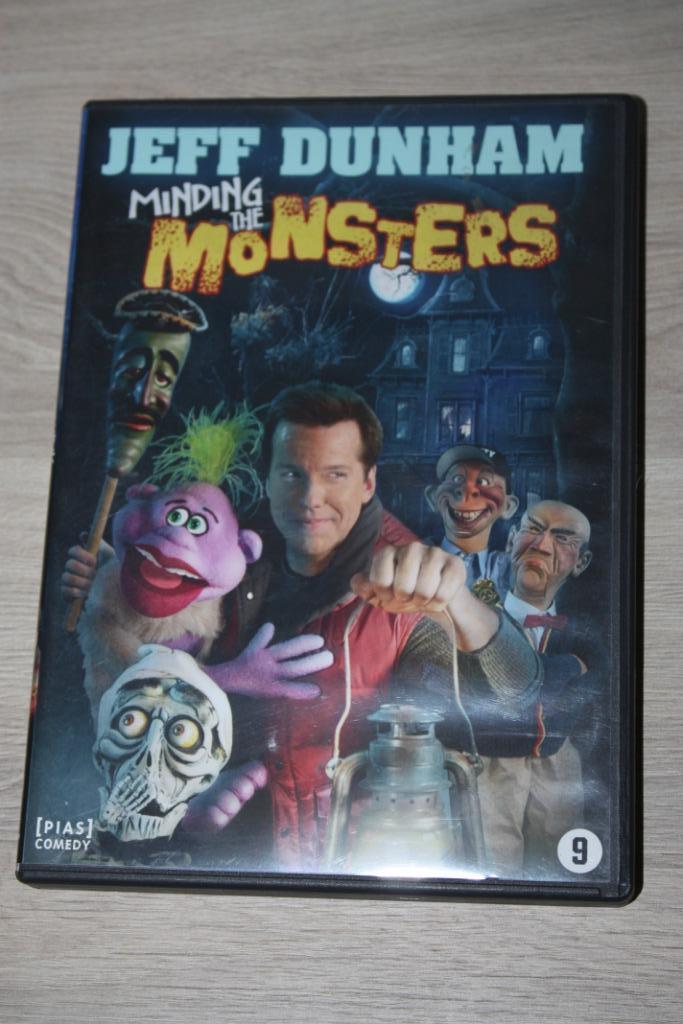 DVD , Jeff Dunham , Minding the monsters , als nieuw, Cd's en Dvd's, Dvd's | Komedie, Zo goed als nieuw, Overige genres, Ophalen of Verzenden