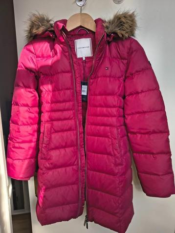 Roze/rode meisjes donsjas Tommy Hilfiger NIEUW - maat 152 beschikbaar voor biedingen