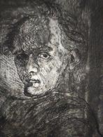 Géricault.  Eau forte signée. Regard perçant. P.A, Enlèvement ou Envoi