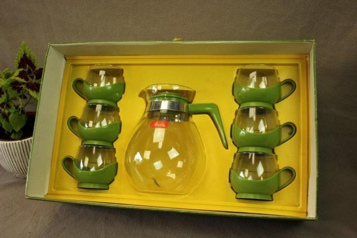 Retro Melitta thee set, Verzamelen, Retro, Ophalen of Verzenden