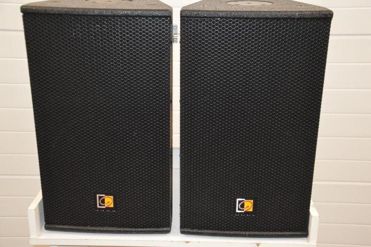 2 X AUDAC PX 110 MKII/B LUIDSPREKERS, Audio, Tv en Foto, Luidsprekerboxen, Zo goed als nieuw, Overige typen, 120 watt of meer