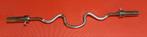 Olympische Curlbar met clips, Sport en Fitness, Ophalen, Gebruikt, Halterstangen