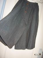 Vintage MICHKA MARJATEX culotte rok ex-aequo in wollen, Overige kleuren, Ophalen of Verzenden, Maat 36 (S), Onder de knie