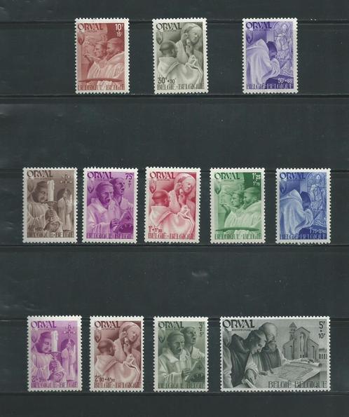 België 1941 - OCB 556/67 Côte 12,50 - Postfris - Lot Nr. 37, Timbres & Monnaies, Timbres | Europe | Belgique, Non oblitéré, Envoi