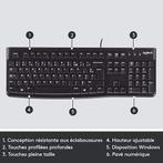 Logitech | Clavier filaire | LIVRAISON GRATUITE, Informatique & Logiciels, Claviers, -, Logitech, -, Autres dispositions