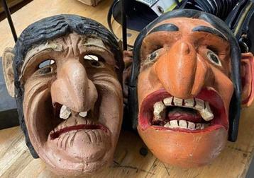 Koopje 220 Euro voor het koppel Vieyo y Vieya maskers, Mexic beschikbaar voor biedingen