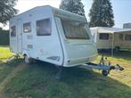 Nette Caravan Sterckeman 440 met volautomatische mover+tent, Caravanes & Camping, Caravanes, Auvent, Particulier, Jusqu'à 4, Banquette en rond