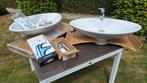 2x Wastafel Villeroy & Boch New Haven (opbouw, incl kranen), Huis en Inrichting, Badkamer | Badkamermeubels, Ophalen, 50 tot 100 cm