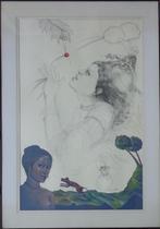 JEAN-CLAUDE COENEGRACHT / VROUWENFIGUREN ORIGINEEL 101x70cm, Antiek en Kunst, Kunst | Schilderijen | Modern, Ophalen