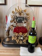 Uitzonderlijk grote bruidsstolp met 2 kandelaars, Ophalen