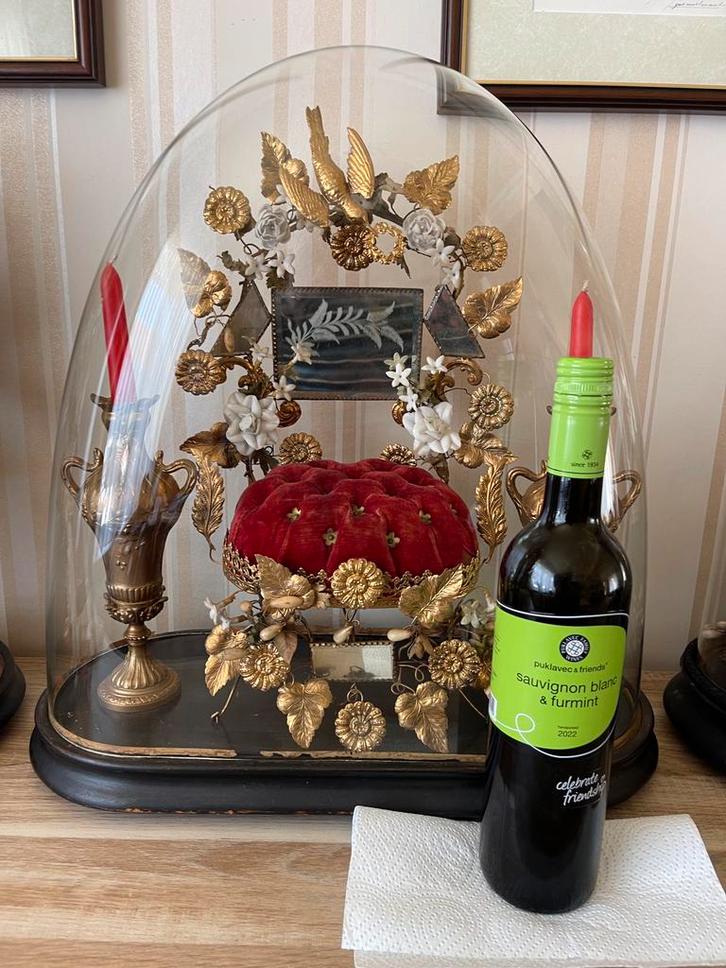 Uitzonderlijk grote bruidsstolp met 2 kandelaars, Antiek en Kunst, Curiosa en Brocante, Ophalen