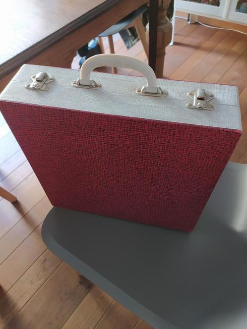 Vintage harmonica platenkoffer Cheney, Muziek en Instrumenten, Behuizingen en Koffers, Gebruikt, Overige instrumenten, Ophalen