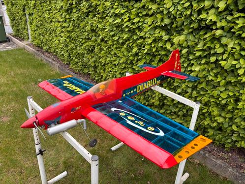 Diablo 3D, Hobby en Vrije tijd, Modelbouw | Radiografisch | Vliegtuigen, Zo goed als nieuw, Benzine, RTF (Ready to Fly), Ophalen