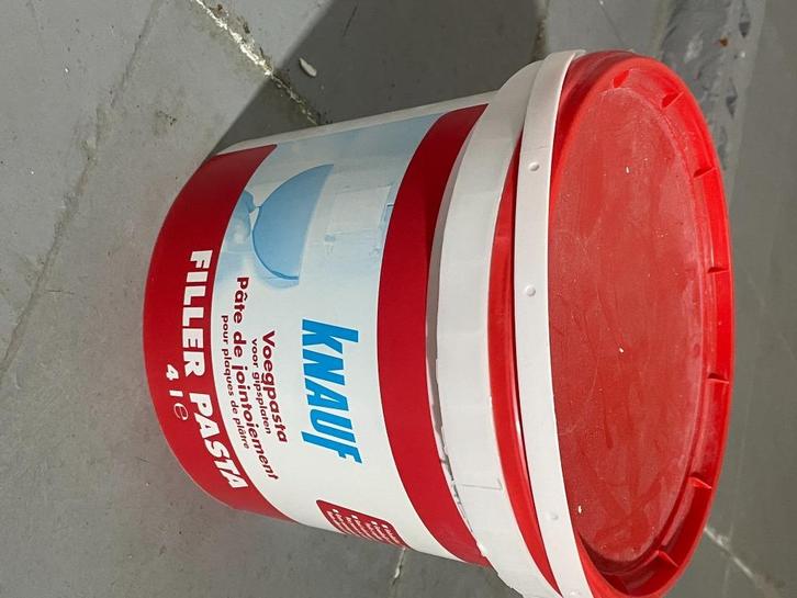 Knauf fillerpasta 4 liter, Doe-het-zelf en Bouw, Isolatie en Afdichting, Gebruikt, Ophalen of Verzenden